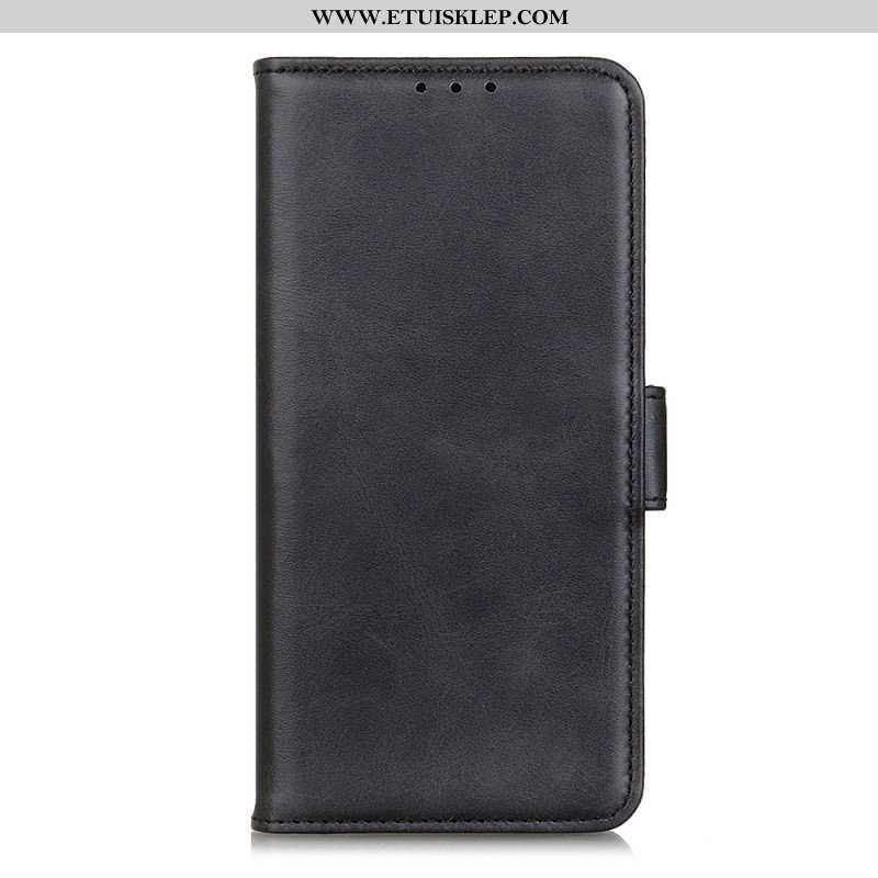 Etui Folio do Oppo A74 4G Skórzany Futerał Podwójna Klapa